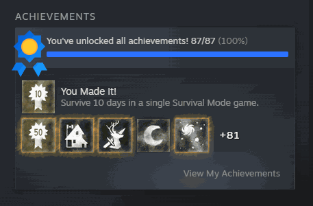Trophy Cabin (Unlock Achievements)